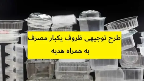طرح توجیهی ظروف یکبار مصرف