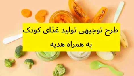 طرح توجیهی تولید غذای کودک