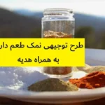 طرح توجیهی نمک طعم دار