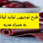 طرح توجیهی تولید لواشک