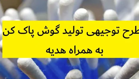 طرح توجیهی تولید گوش پاک کن