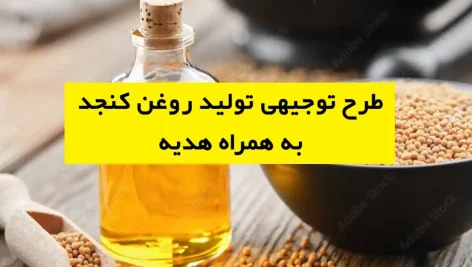 طرح توجیهی تولید روغن کنجد
