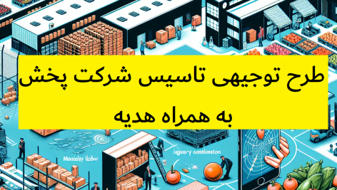 طرح توجیهی تاسیس شرکت پخش
