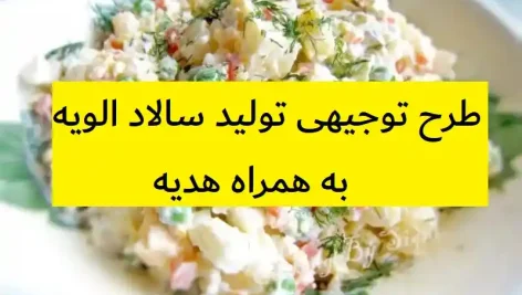 طرح توجیهی تولید سالاد الویه